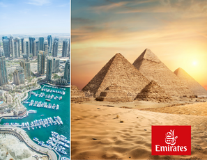 Emiratos, Dubai y Egipto