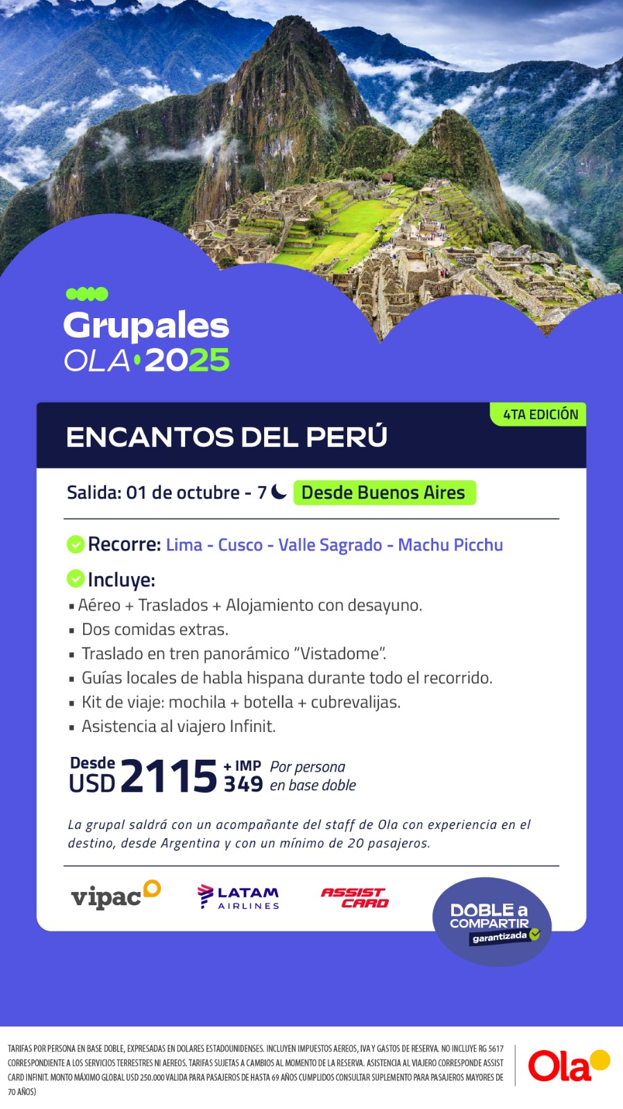 encantos peru ola