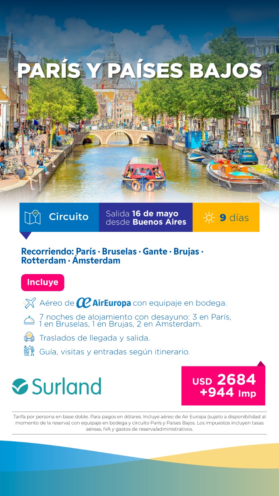 paris y pasies bajos circuitos freeway