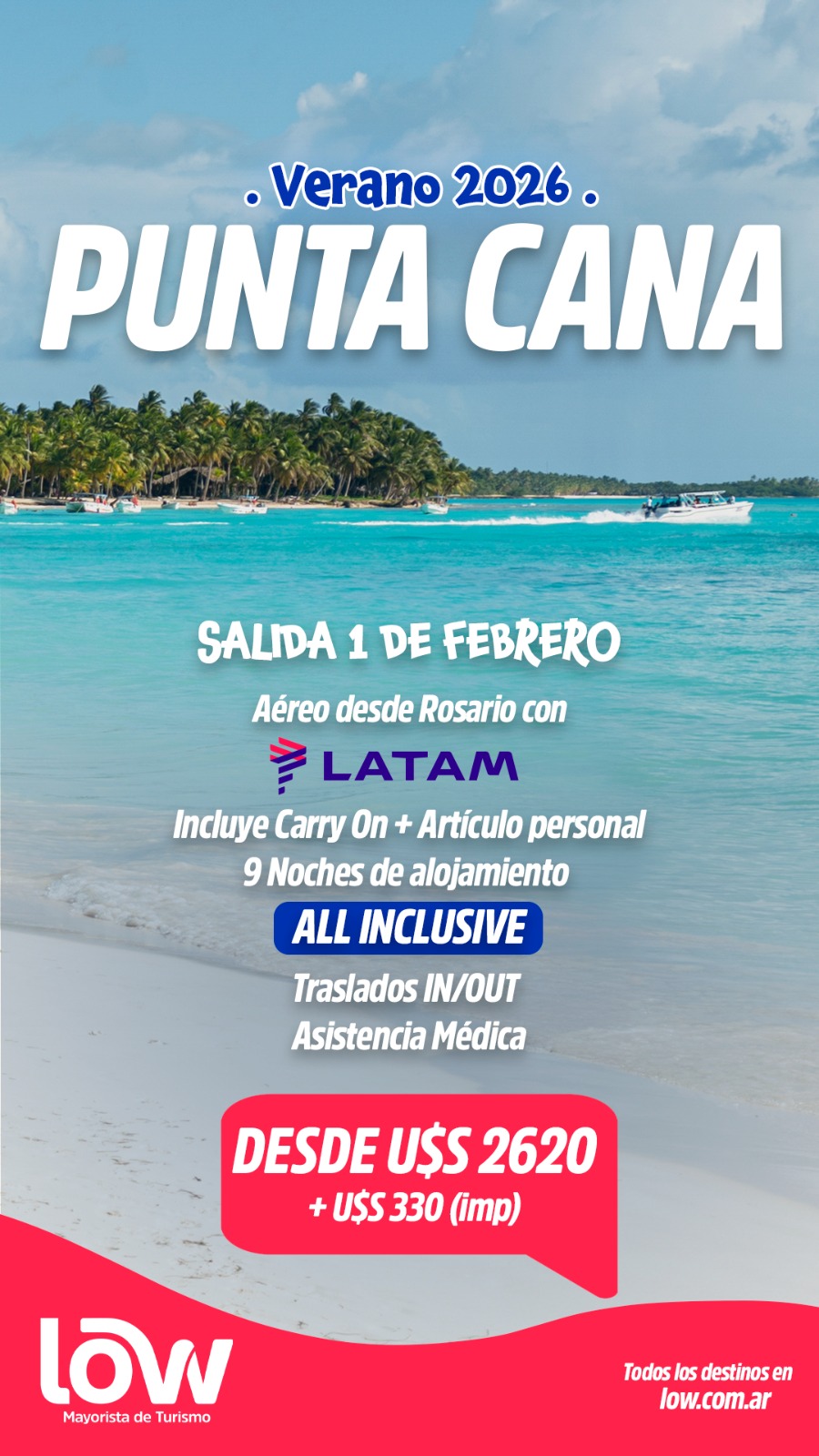 punta cana febrero low